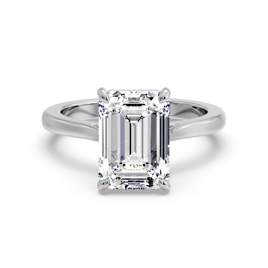 white gold - emerald