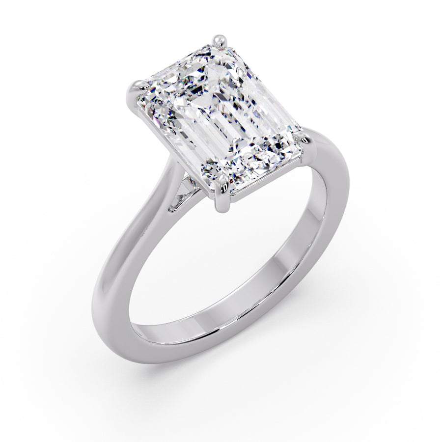 white gold - emerald