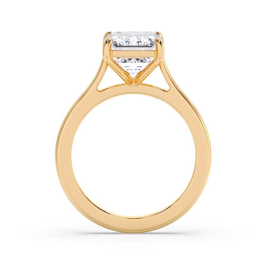 yellow gold - emerald