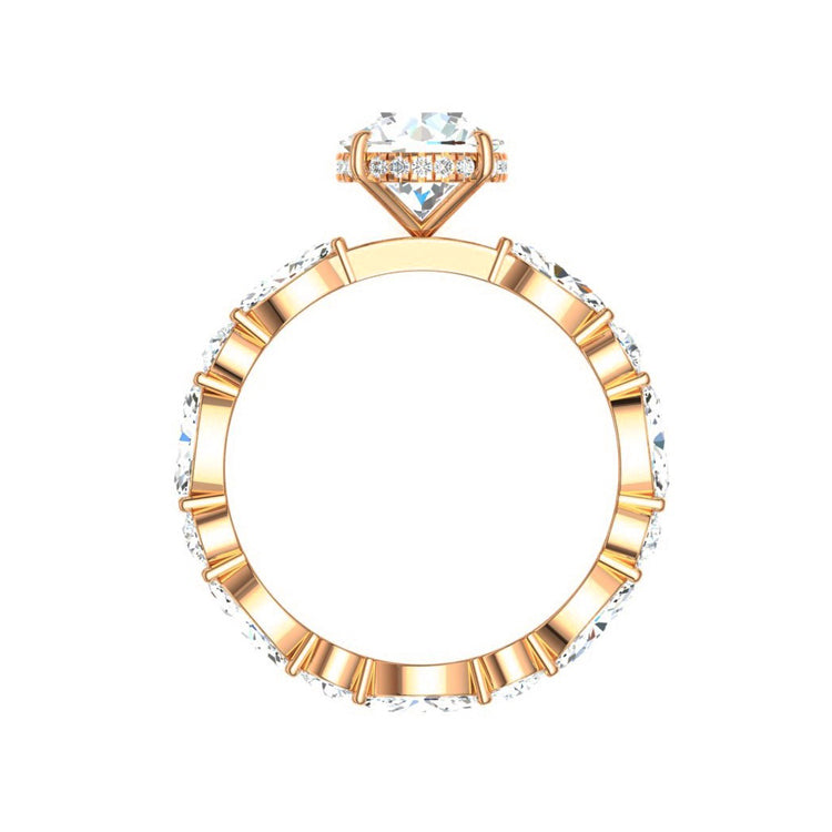 Maya 2 Carat Lab Grown Round Diamond Engagement Ring