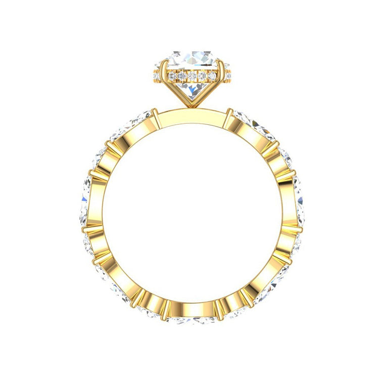 Maya 2 Carat Lab Grown Round Diamond Engagement Ring