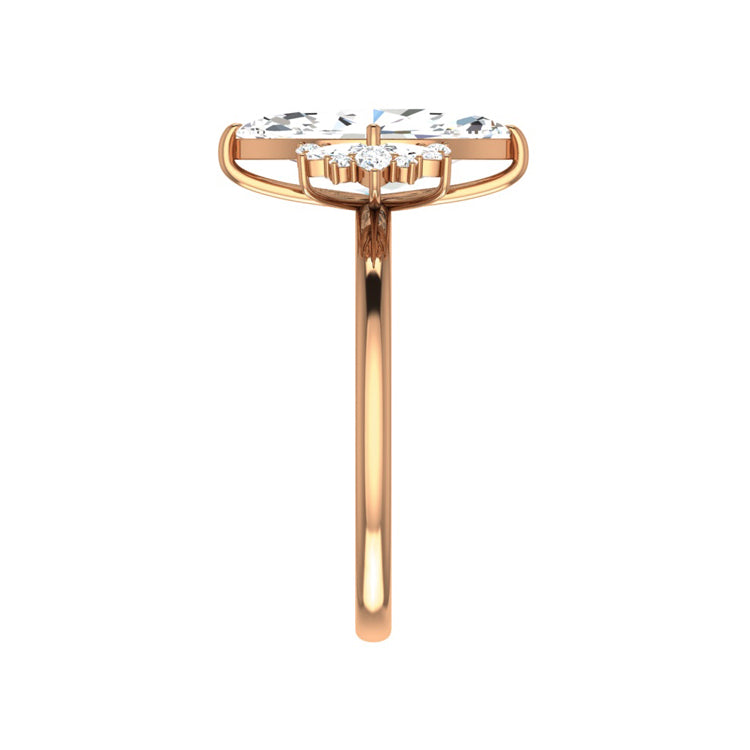 rose gold - marquise