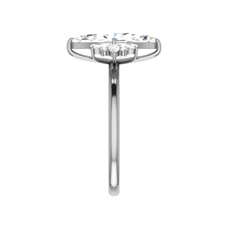 white gold - marquise