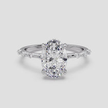 yellow gold - oval