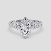 yellow gold - marquise