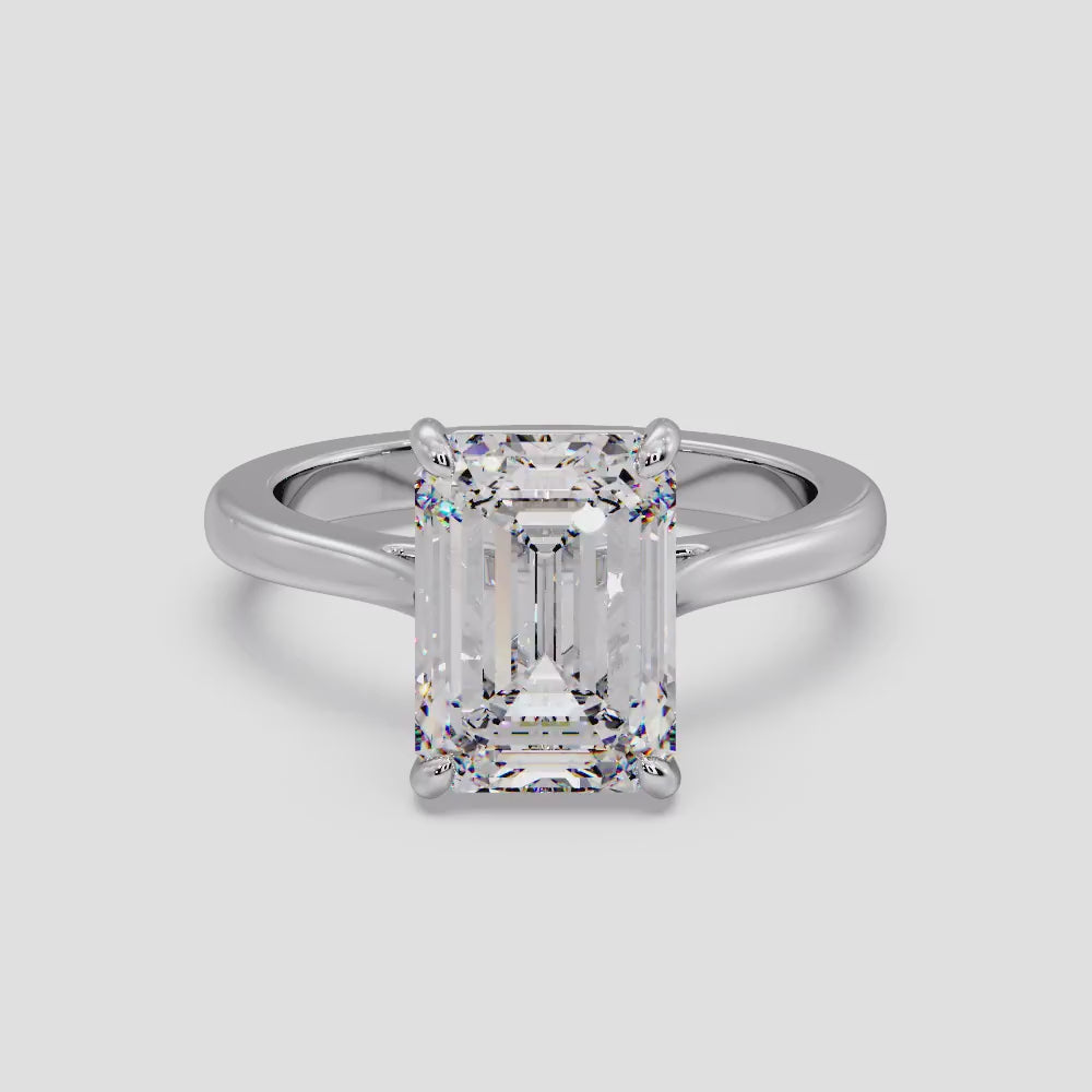 yellow gold - emerald