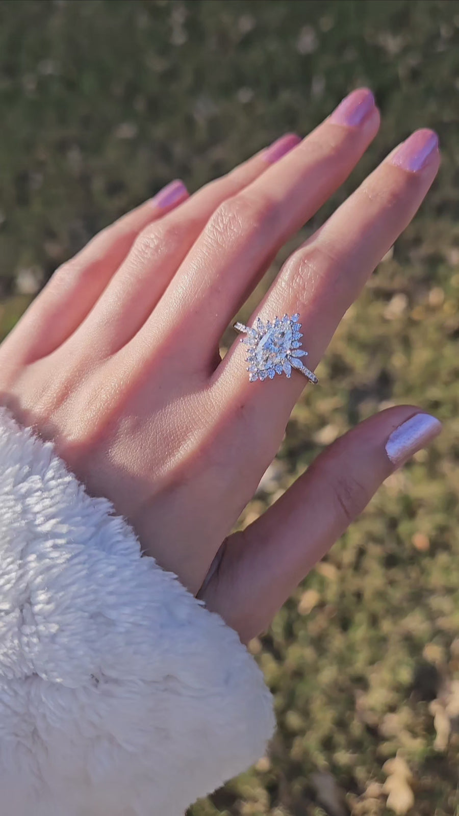 Camille Marquise 2 Carat Lab Grown Diamond Engagement Ring